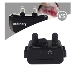 Wholesale manufacturer rechargeable adjustable electric remote vibration beep static shock pet dog training collar