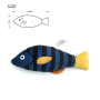 Manufacturer wholesale catnip bell included cat plush fish toys