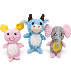 Wholesale Cute Plush Chew Dog Pet Squeaky Toys