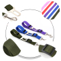 Manufacturer wholesale adjustable multi-colors nylon pet dog seat belt leash