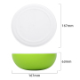 Manufacturer wholesale foldable washing soft silicone dog slow feeder lick bowl with base