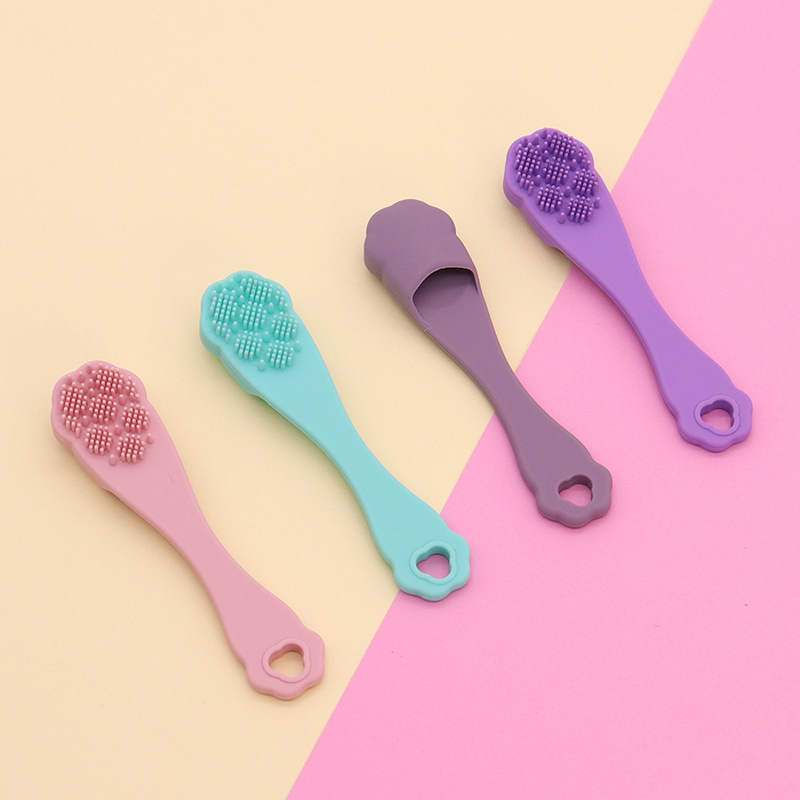 Wholesale Soft Silicone Pet Cat Dog Toothbrush