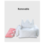 Manufacturer wholesale pink grey yellow princess dog bed with crown shape