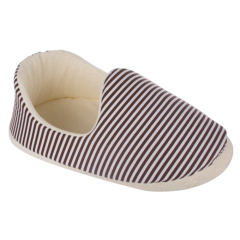 private label deluxe grey lamb wool fabric cat shoes shape bed
