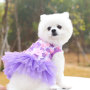 Wholesale White Pink Purple Beautiful Dog Dresses