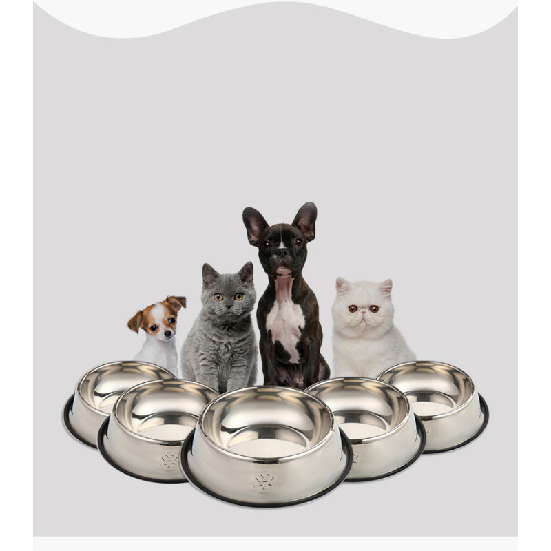 Manufacturer wholesale non-slip dog bowl stainless steel
