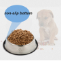 Manufacturer wholesale non-slip dog bowl stainless steel