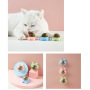 Manufacturer wholesale stick on the wall rotation cat catnip ball toys