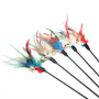 Wholesale Interactive Teaser Stick Cat Feather Toy