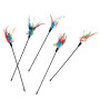 Wholesale Interactive Teaser Stick Cat Feather Toy