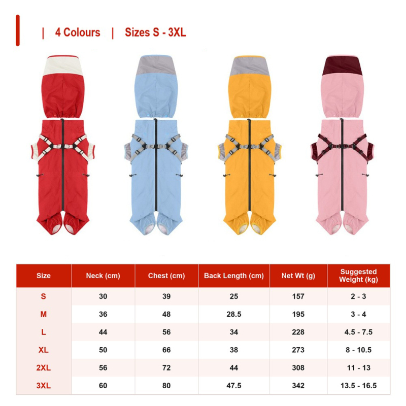 Wholesale Outdoor Breathable Dog Waterproof Coat