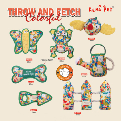 Manufacturer wholesale OEM spring design pet products dog cotton stuffed toys