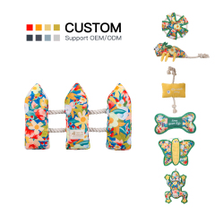 Manufacturer wholesale OEM spring design pet products dog cotton stuffed toys