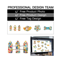 Manufacturer wholesale OEM spring design pet products dog cotton stuffed toys