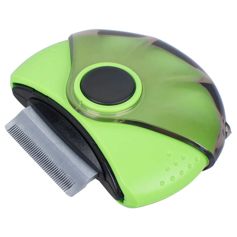 Manufacturer wholesale portable cat dog pet rotatable comb 3 in 1