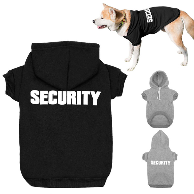 Wholesale lovely  pet dog black grey clothes hoodie