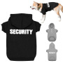 Wholesale lovely  pet dog black grey clothes hoodie