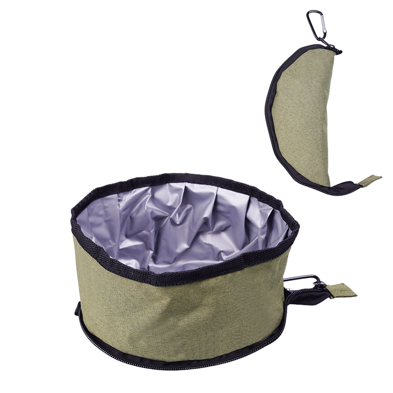 Manufacturer wholesale foldable carrier outdoor dog travel bowl