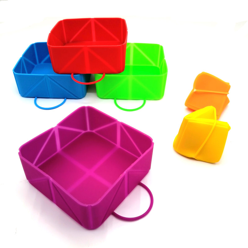 Manufacturer Wholesale Portable Silicone Collapsible Dog Travel Bowl