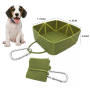 Manufacturer Wholesale Portable Silicone Collapsible Dog Travel Bowl