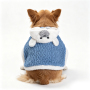Wholesale Blue Brown Custom Logo Pet Dog Clothes Cold Weather