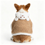 Wholesale Blue Brown Custom Logo Pet Dog Clothes Cold Weather