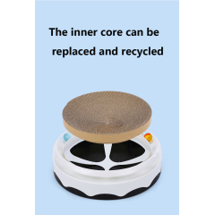 Manufacturer wholesale waterproof pp cat corrugated paper scratcher turntable toy