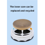 Manufacturer wholesale waterproof pp cat corrugated paper scratcher turntable toy