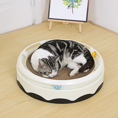 Manufacturer wholesale waterproof pp cat corrugated paper scratcher turntable toy