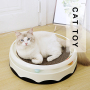 Manufacturer wholesale waterproof pp cat corrugated paper scratcher turntable toy
