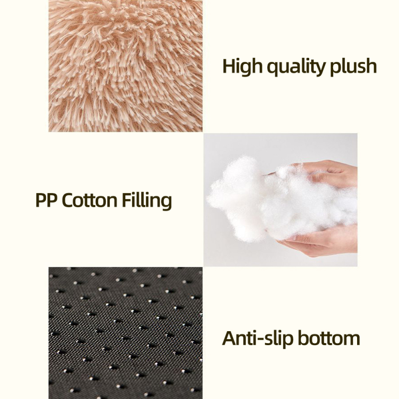 Wholesale Pet Product Supplier Cute Design Plush Cat Dog Sofa Bed