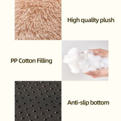 Wholesale Pet Product Supplier Cute Design Plush Cat Dog Sofa Bed