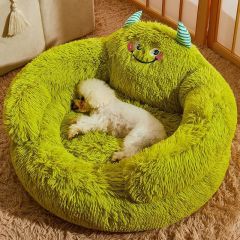 Wholesale Pet Product Supplier Cute Design Plush Cat Dog Sofa Bed