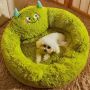 Wholesale Pet Product Supplier Cute Design Plush Cat Dog Sofa Bed