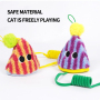 Wholesale Plush Ball Teaser Spring Cat Toys Interactive