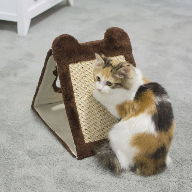 wholesale manufacturer foldable sisal cat scratcher toys
