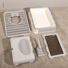 Wholesale Plastic Detachable Foldable Cat Litter Box