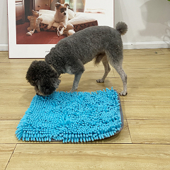 Manufacturer wholesale foldable dog feed snuffle mat orange blue