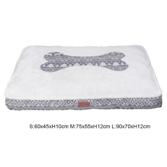 wholesale manufacturer cheap large embroidered dog mat with anti-slip bottom