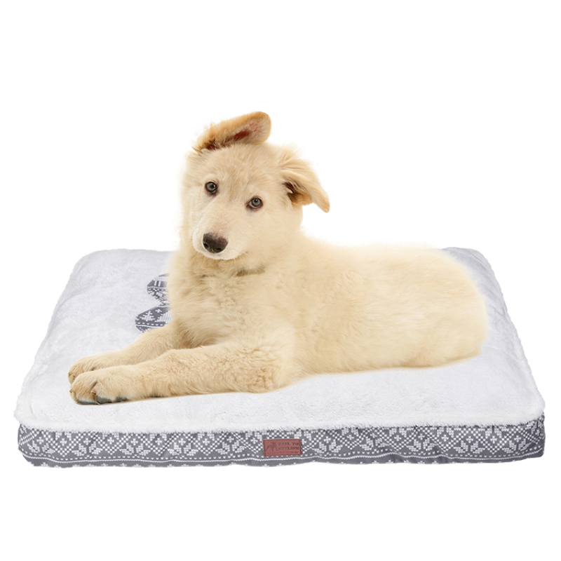 wholesale manufacturer cheap large embroidered dog mat with anti-slip bottom