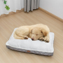 wholesale manufacturer cheap large embroidered dog mat with anti-slip bottom