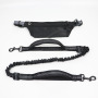 Manufacturer wholesale reflective adjustable dog leash with pocket set for running