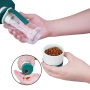 Manufacturer wholesale foldable dog water bottle with food storage