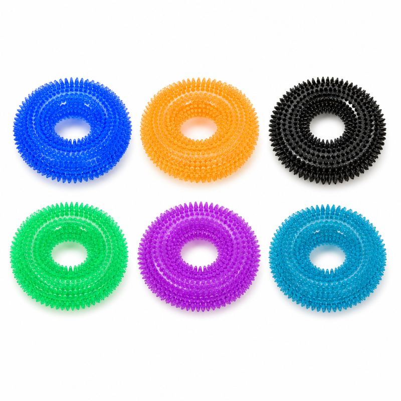 Wholesale Custom Logo TPR Squeaky Pet Product Dog Chew Toy