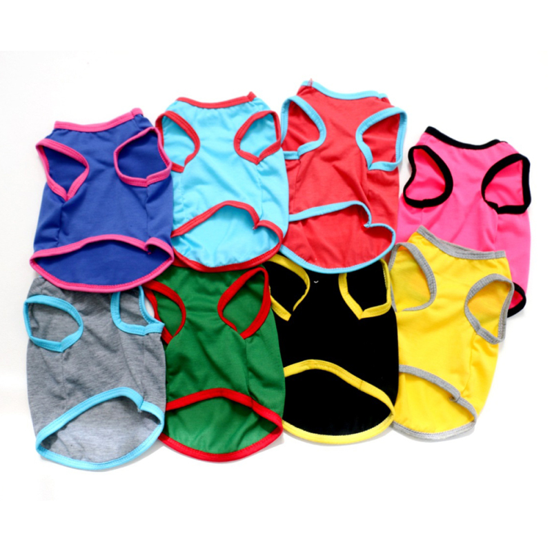 Wholesale Summer Pet Clothes Cat Vest Dog T-shirt