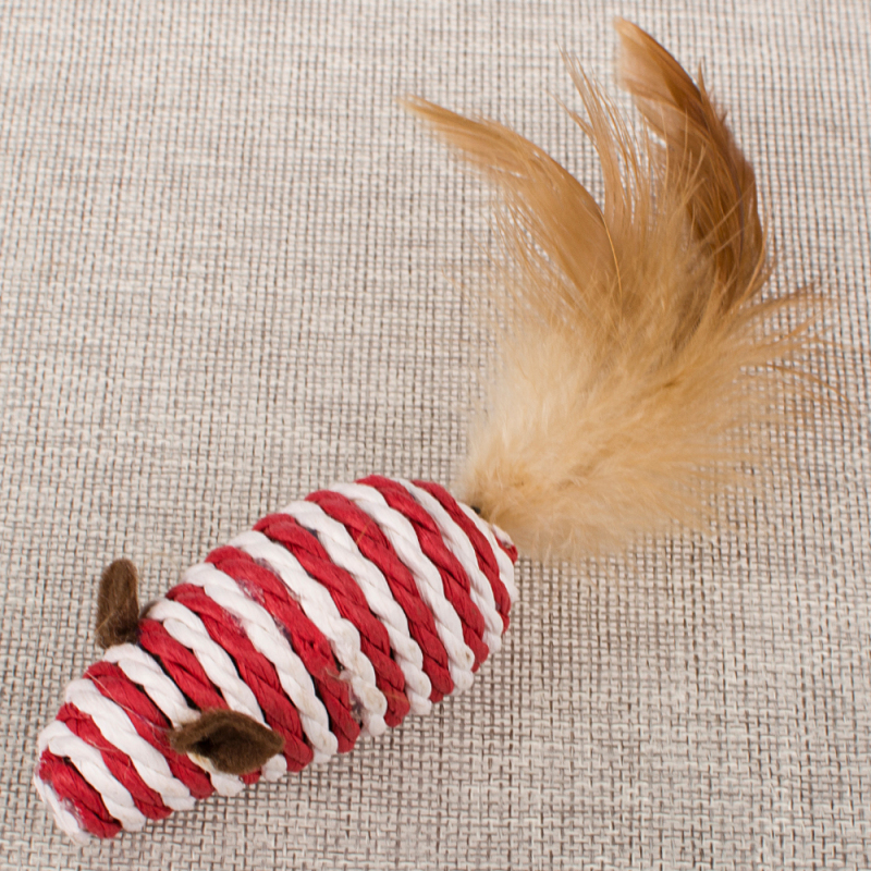 wholesale manufacturer interactive mouse bird feather teaser pole set cat toys