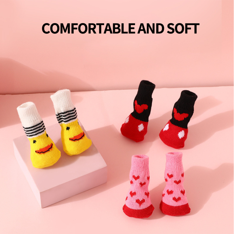 Wholesale Print Non Slip Pet Dog Socks