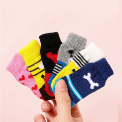 Wholesale Print Non Slip Pet Dog Socks