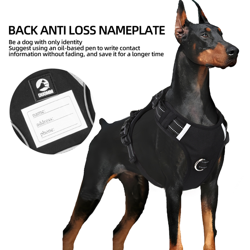 Wholesale Reflective Stripe Dog Harness Large