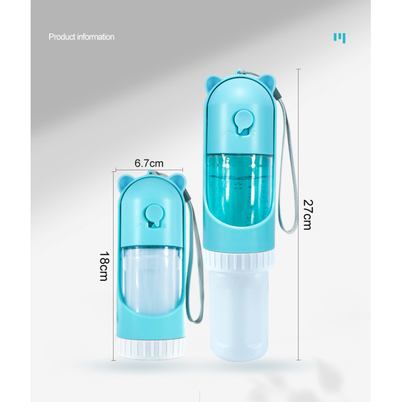 Manufacturer wholesale portable dog water food storage bottle foldable